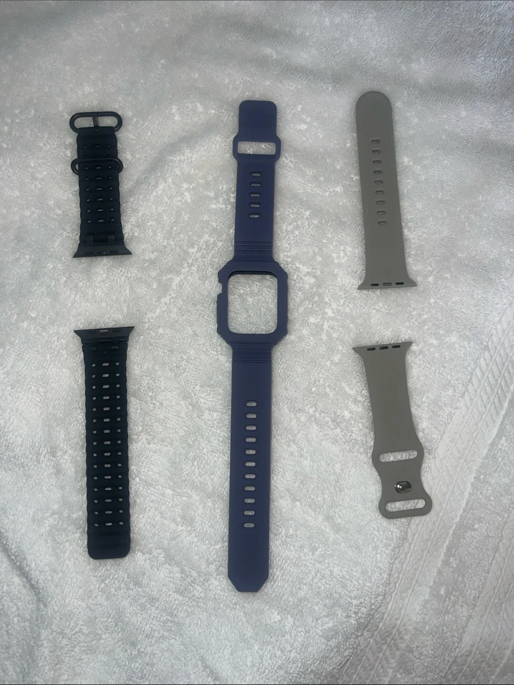 Interchangeable Silicone Watch Bands Set of 3